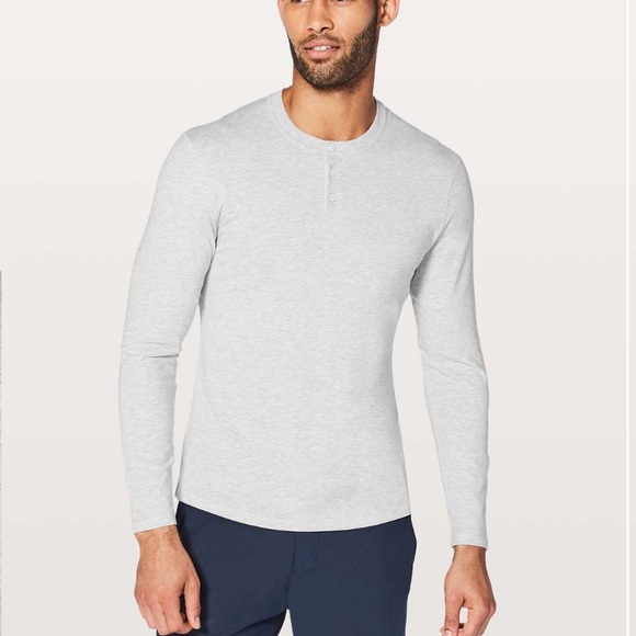 lululemon athletica Other - Lululemon Mens 5 Year Basic Long Sleeve Henley - Medium